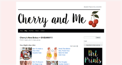 Desktop Screenshot of cherryandme.com